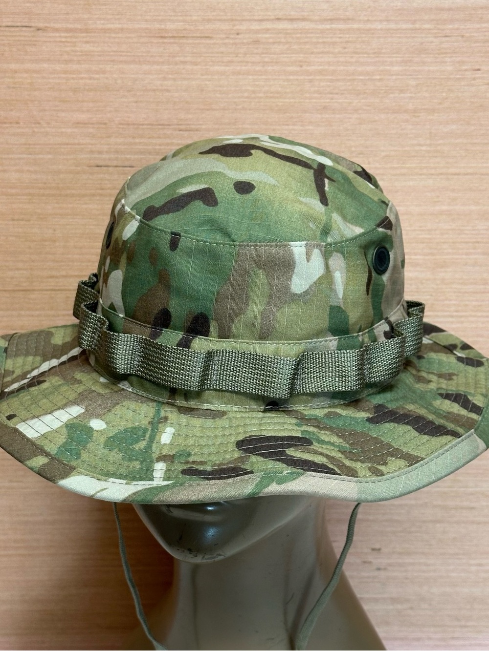 US Military Issue Multicam Camouflage Hot Weather Boonie Sun Hat Cap Size 7-1/8